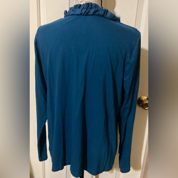 NWOT Ladies Size XL 18/20 Lands End Long sleeve Blouse - Picture 5 of 12